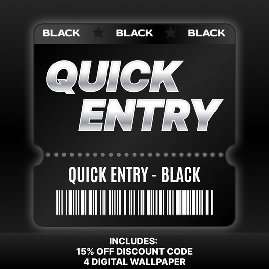 QUICK ENTRY - BLACK