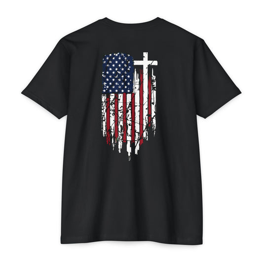 Old Glory Cross Tee